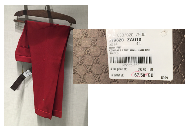 gucci outlet prices